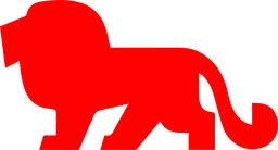 Logo Van Leeuwen Glas Logo Van Leeuwen Glas, een rode leeuw